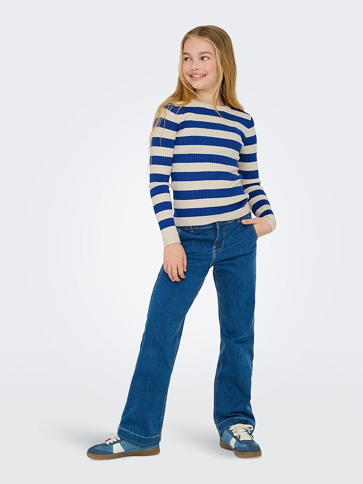 KIDS ONLY Sweter "Karol" w kolorze granatowym rozmiar: 122/128