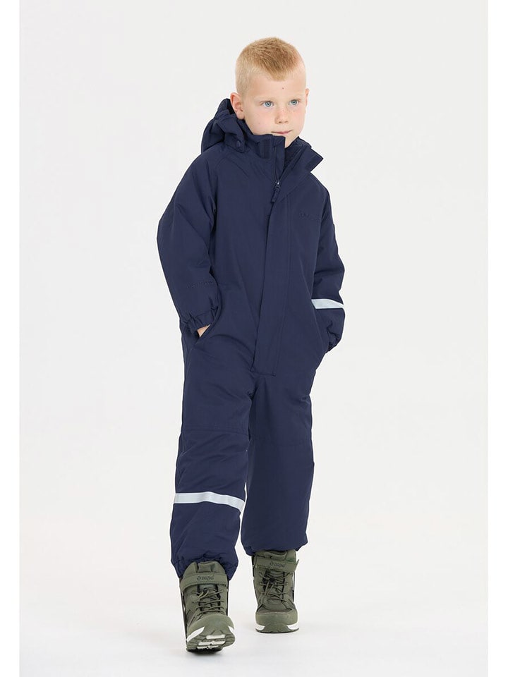 Zigzag Kombinezon zimowy "Vally" w kolorze granatowym rozmiar: 104/110