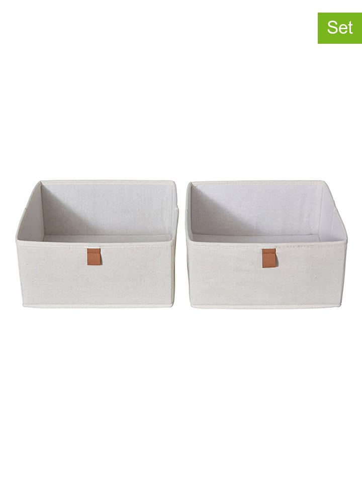 STORE IT Organizery (2 szt.) w kolorze kremowym - 30 x 15 x 30 cm rozmiar: onesize