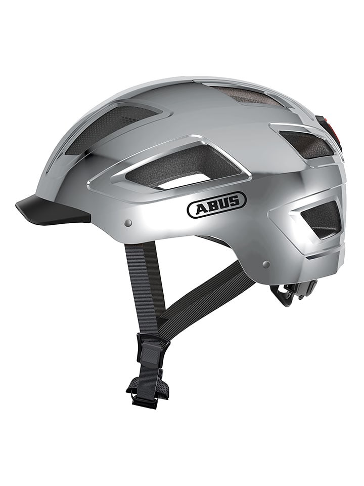 ABUS Kask rowerowy "Hyban 2.0" w kolorze srebrnym rozmiar: 52-58 cm