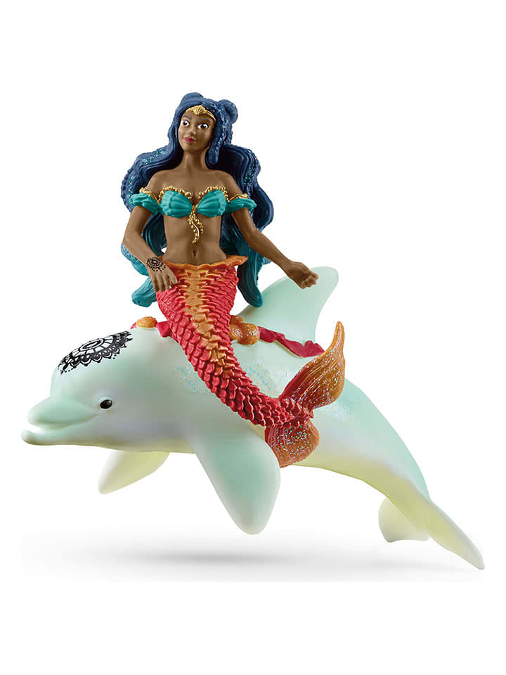 Schleich Figurka "Isabelle on dolphin" do zabawy - 5+ rozmiar: onesize