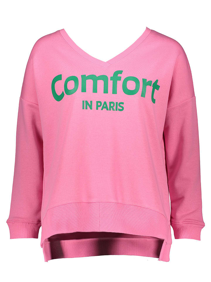 miss goodlife Bluza "Comfort in Paris" w kolorze różowym rozmiar: M