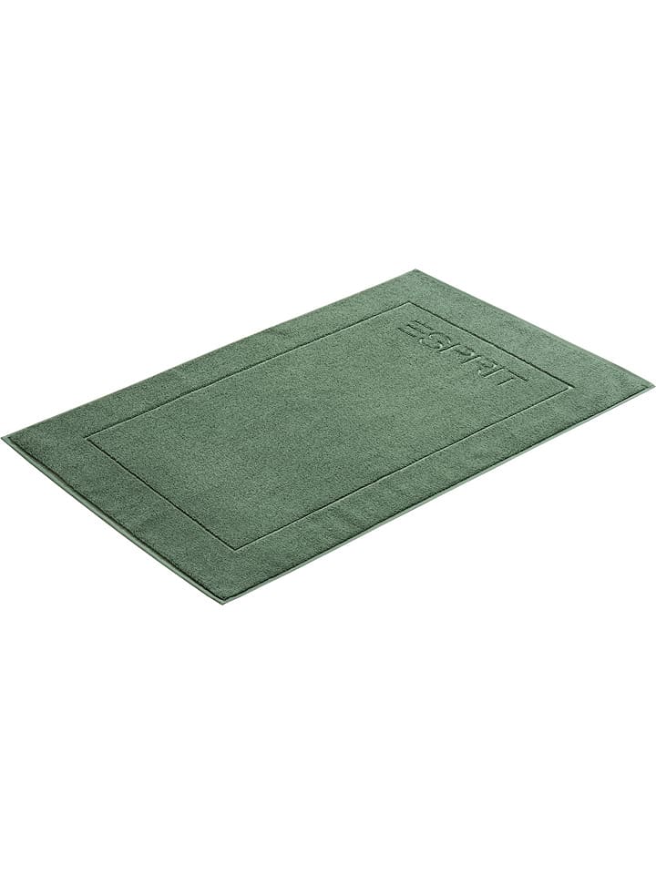 ESPRIT Dywanik łazienkowy "Solid" w kolorze zielonym rozmiar: 60x90 cm