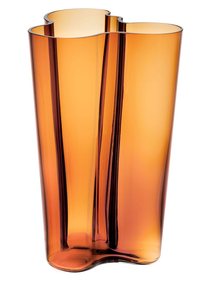 Moomin Wazon "Aalto" w kolorze pomarańczowym - wys. 25 cm rozmiar: onesize