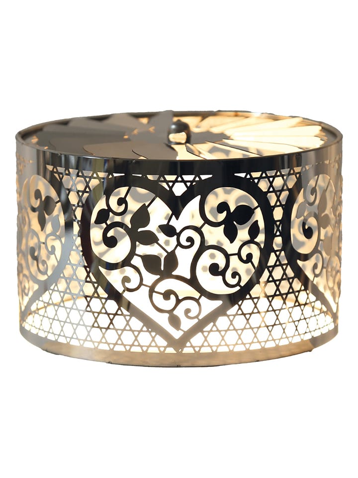 Woodbridge Karuzela "Heart" w kolorze srebrnym - Ø 13 cm rozmiar: onesize