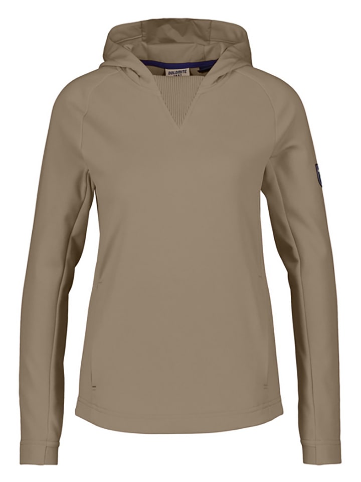 DOLOMITE Bluza polarowa "Latemar" w kolorze jasnobrązowym rozmiar: XL