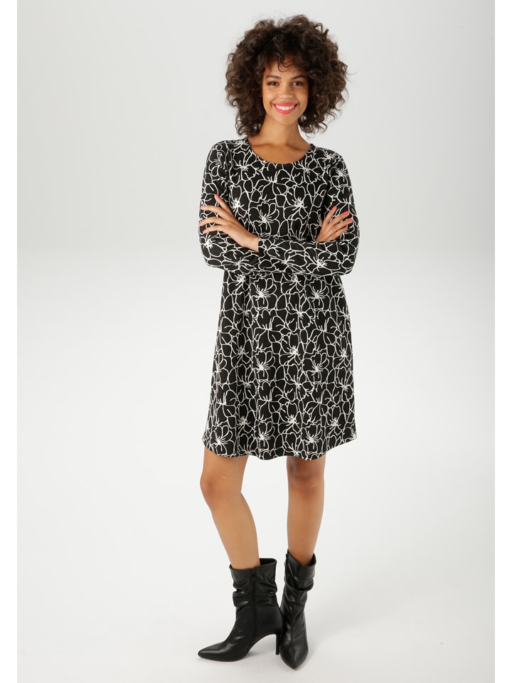 Aniston Sukienka w kolorze czarno-białym rozmiar: 40