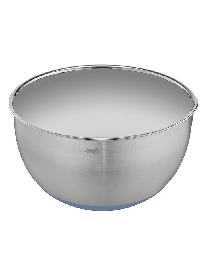 Emsa Miska "Prep & Bake" w kolorze srebrno-niebieskim do mieszania - 4 l rozmiar: onesize