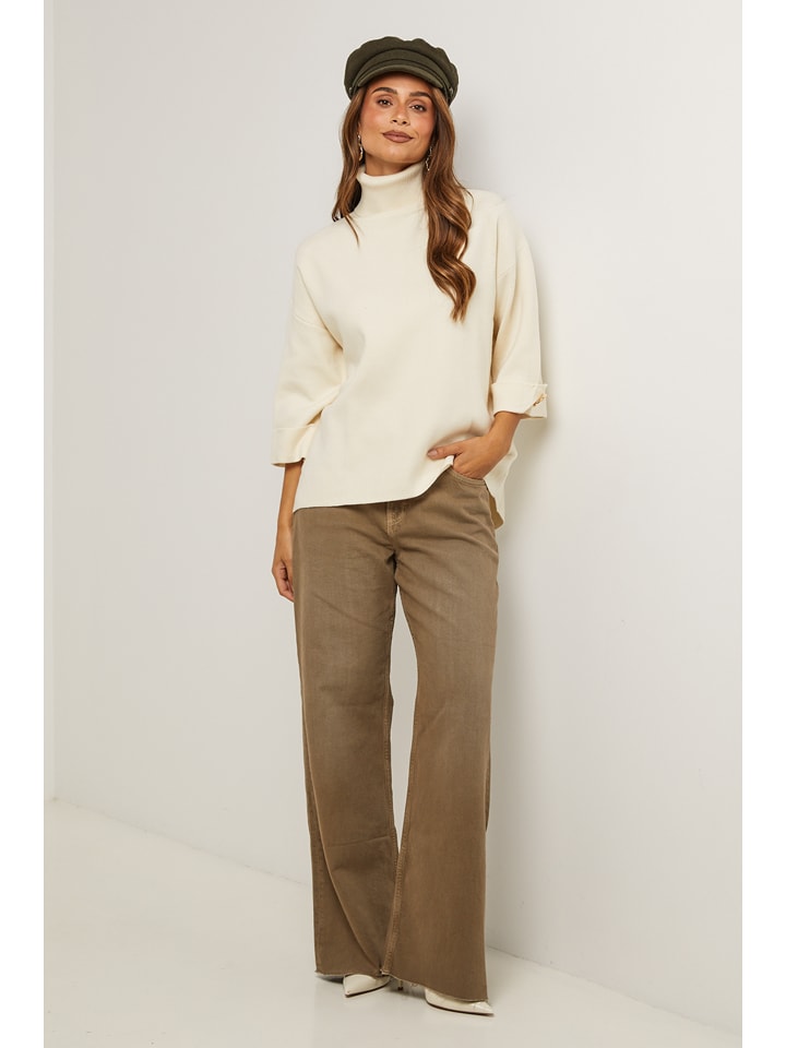 Soft Cashmere Golf w kolorze kremowym rozmiar: 34/36