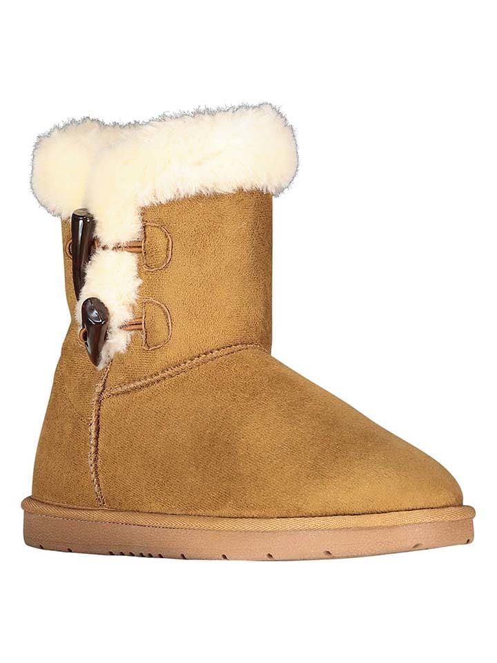 Geographical Norway Kozaki zimowe "Olady" w kolorze jasnobrązowym rozmiar: 39