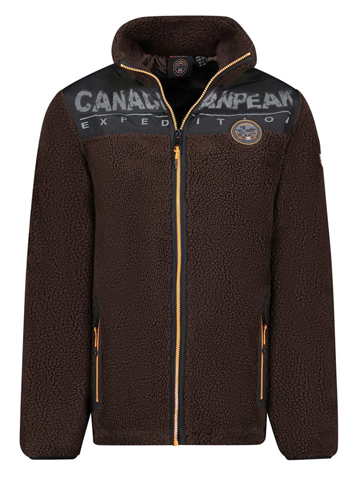 Canadian Peak Kurtka polarowa "Tumarineak" w kolorze brązowym rozmiar: XL