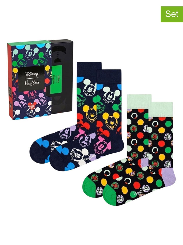 Happy Socks Skarpety (2 pary) ze wzorem rozmiar: 36-40