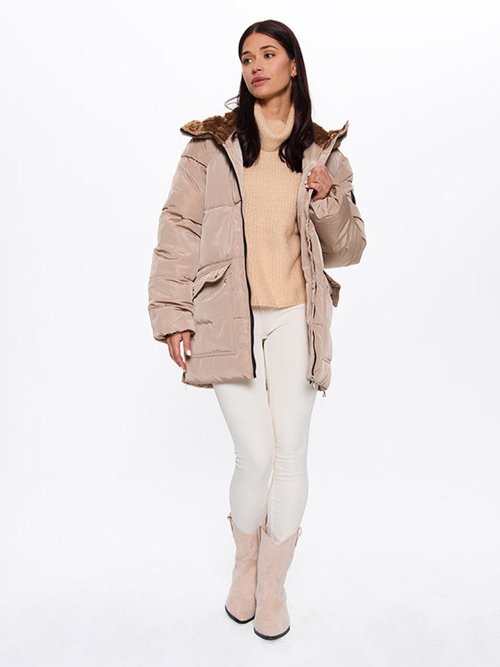 madden girl Kurtka zimowa w kolorze jasnobrązowym rozmiar: S