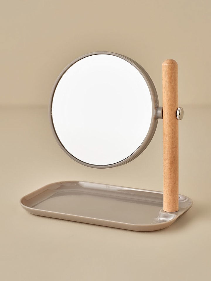 BELLA MAISON Lusterko kosmetyczne w kolorze szarym - 22 x 23 x 14 cm rozmiar: onesize