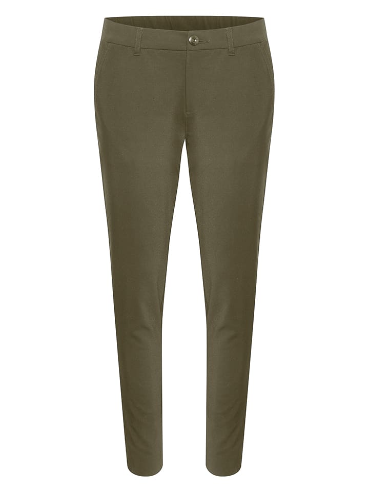 CULTURE Spodnie chino "Alpha" w kolorze khaki rozmiar: 46