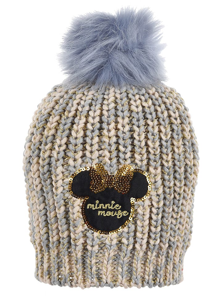 Disney Minnie Mouse Czapka "Minnie" w kolorze szarym rozmiar: 52 cm