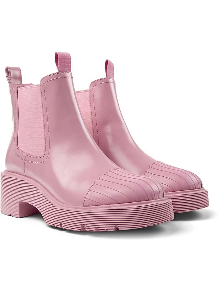 Camper Skórzane sztyblety w kolorze jasnoróżowym rozmiar: 38