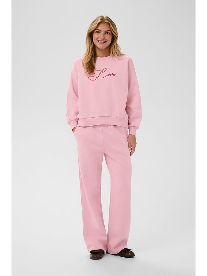 SAINT TROPEZ Bluza w kolorze jasnoróżowym rozmiar: XL