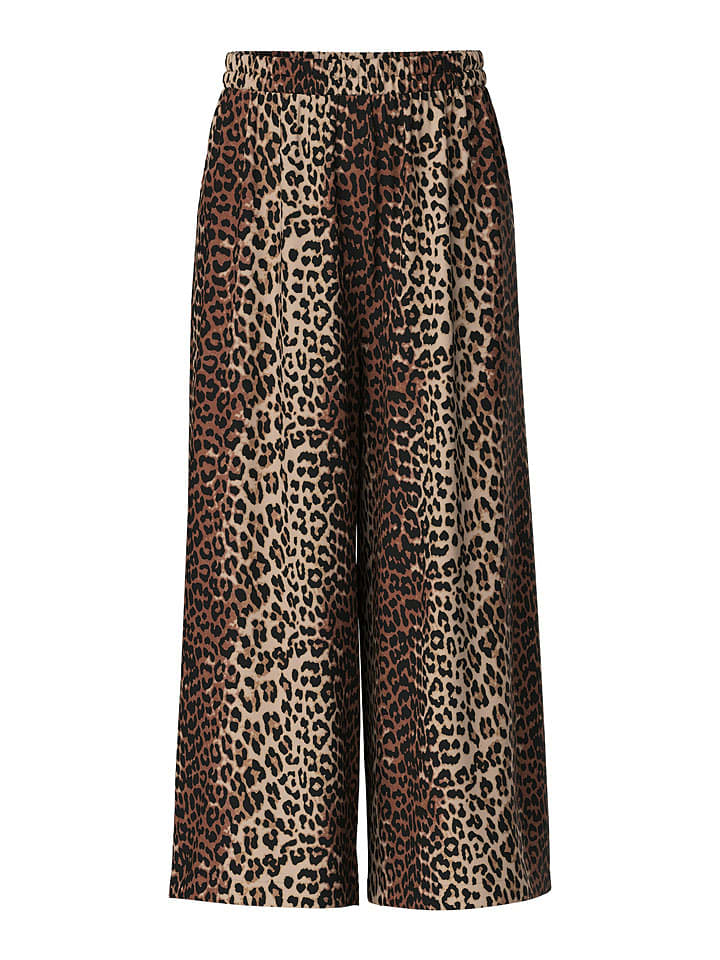 Pieces Kuloty "Nya" w kolorze brązowo-beżowym rozmiar: M