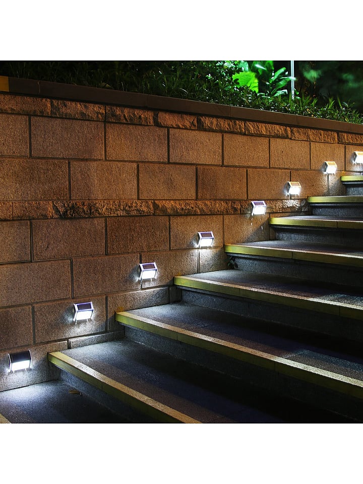 lumisky Lampy solarne LED (2 szt.) "Wally" - 10 x 8 x 3 cm rozmiar: onesize