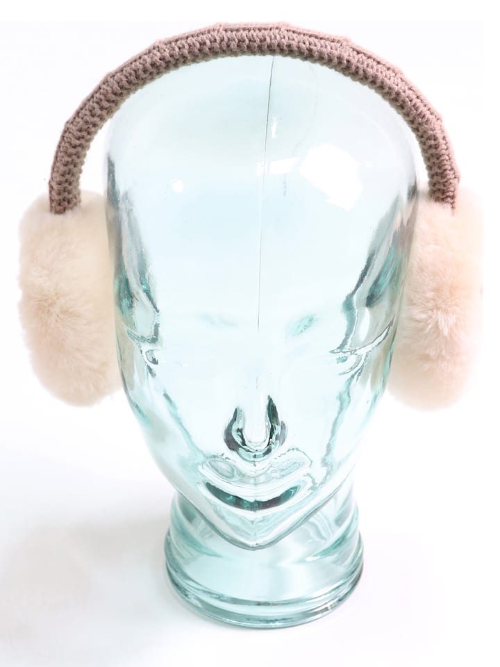 Kaiser Naturfellprodukte Nauszniki w kolorze beżowym rozmiar: onesize