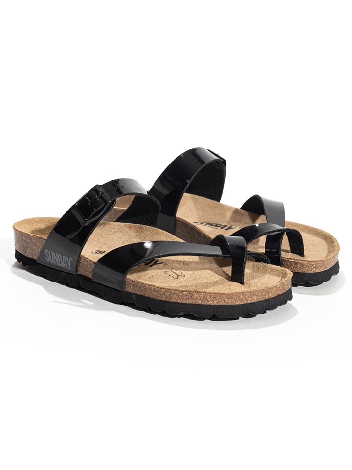 Sunbay Japonki "Tulipe" w kolorze czarnym rozmiar: 38