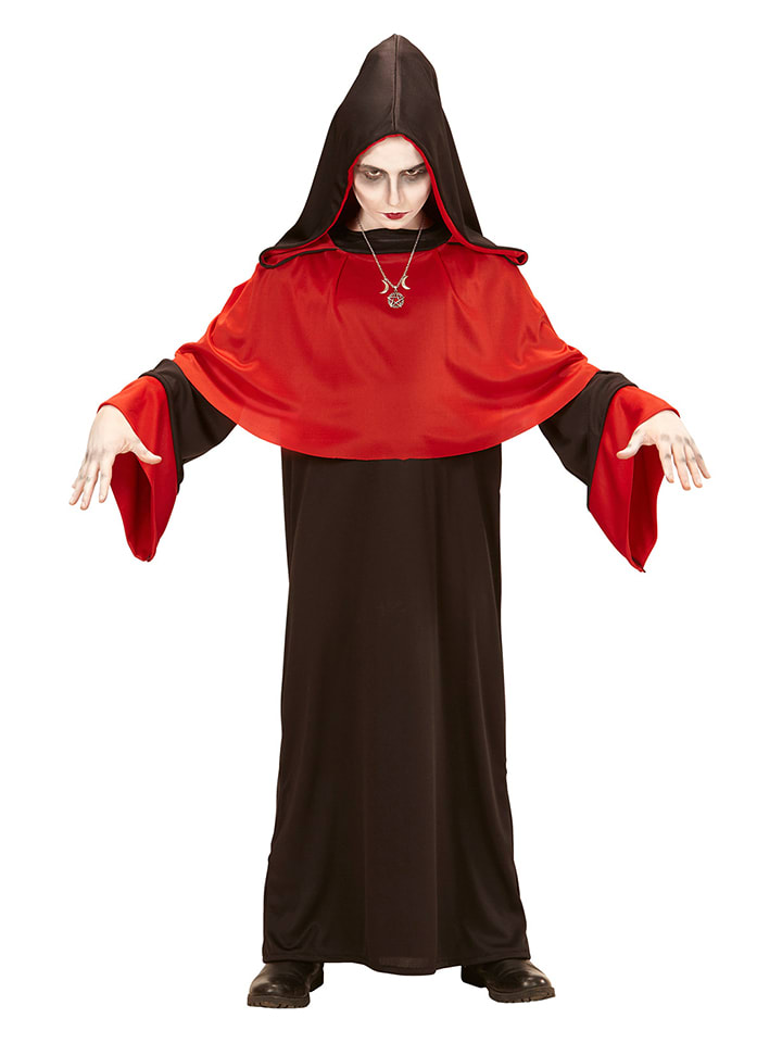 Carnival Party Sukienka kostiumowa "Doomsday Demon" w kolorze czarno-czerwonym rozmiar: 140