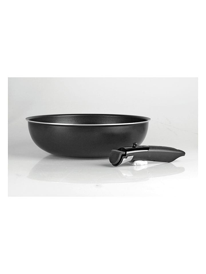 Sitram Wok "A-Family" w kolorze czarnym - Ø 28 cm rozmiar: onesize