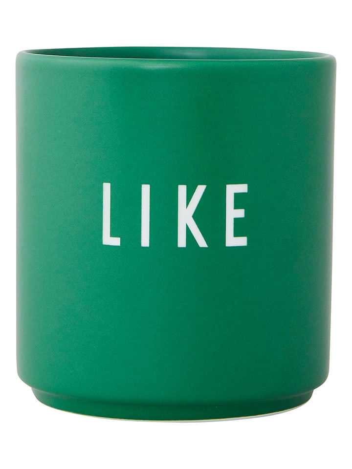 Design Letters Kubek "Like" w kolorze zielonym - 250 ml rozmiar: onesize