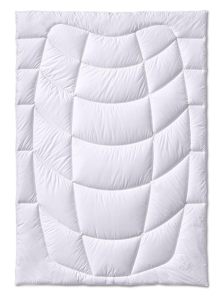 Sanders-Kauffmann Letnia kołdra w kolorze białym z włosiem wielbłąda - 220 x 155 cm rozmiar: onesize