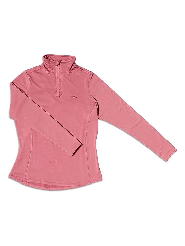 COLD Bluza polarowa "Lech" w kolorze szaroróżowym rozmiar: 46