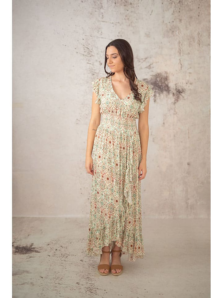 Lula Natura Sukienka w kolorze beżowym rozmiar: onesize