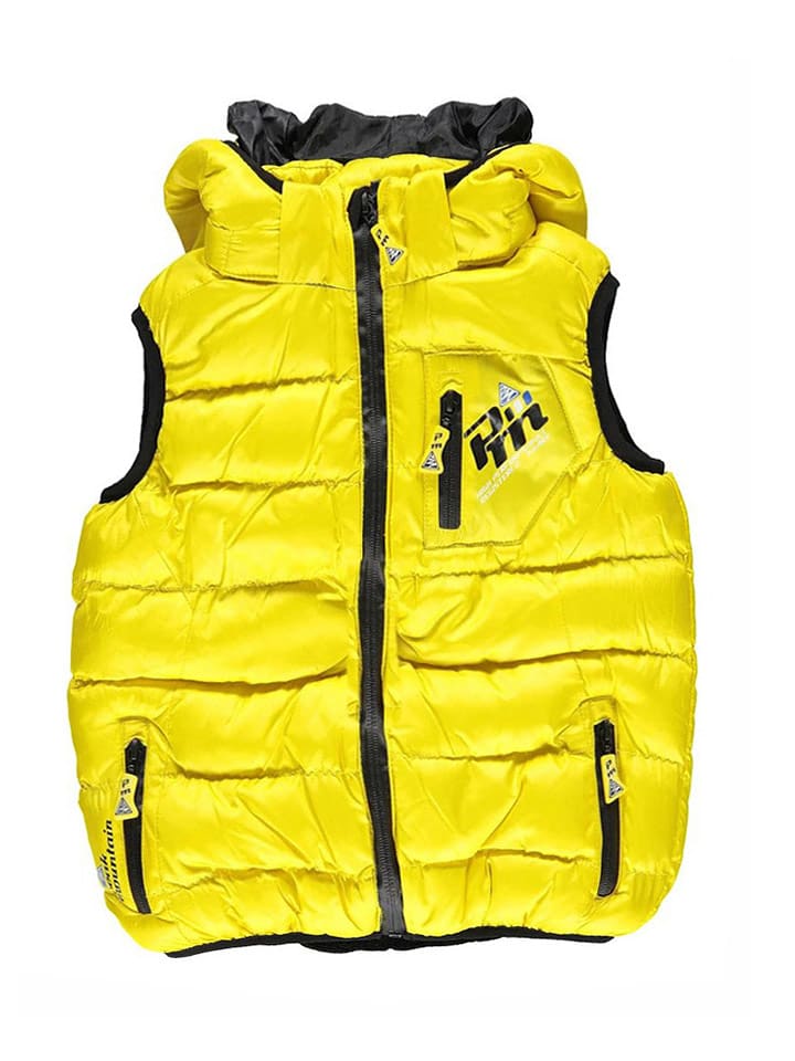 Peak Mountain Kamizelka pikowana "Ecarti" w kolorze żółtym rozmiar: 140