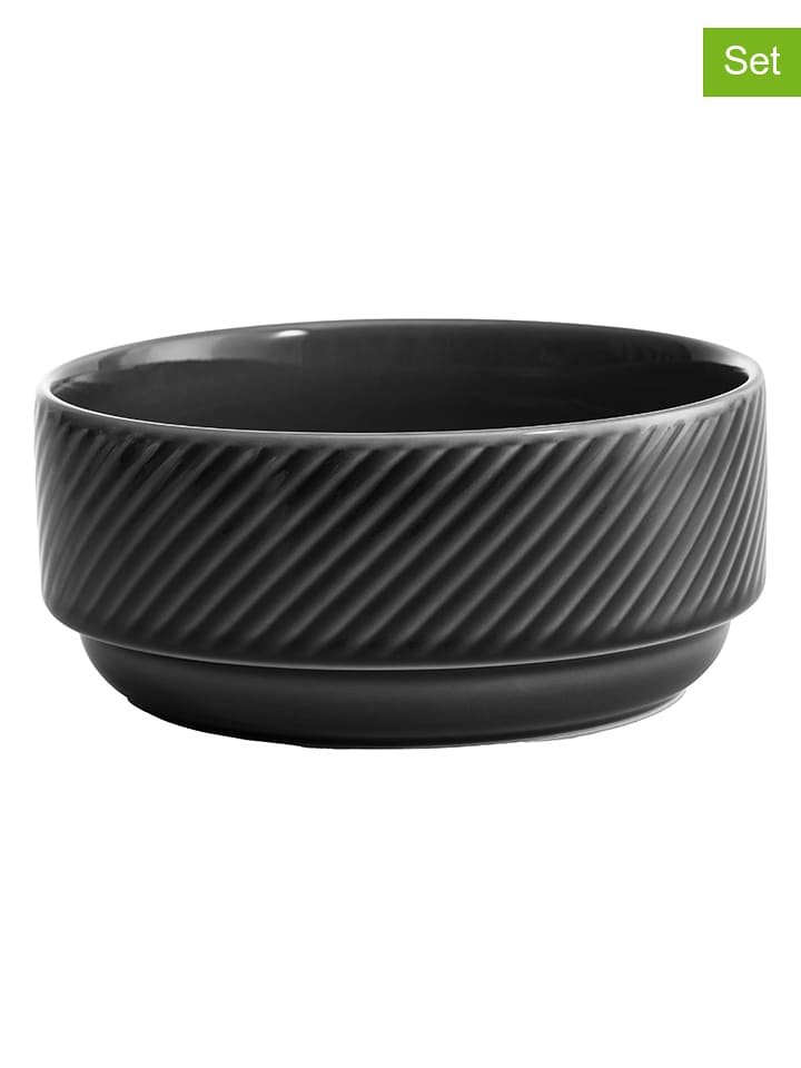 Sagaform Miski (2 szt.) w kolorze szarym - wys. 7 x Ø 17 cm rozmiar: onesize