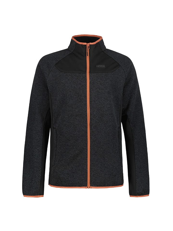 Icepeak Kurtka polarowa "Bode" w kolorze czarnym rozmiar: M