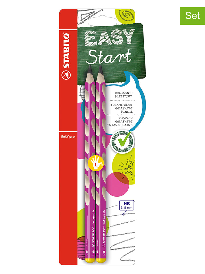 STABILO Ołówki (4 szt.) "STABILO EASYgraph" dla osób leworęcznych rozmiar: onesize