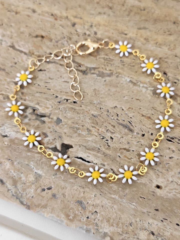 Nakkash Pozłacana bransoletka z emalią rozmiar: onesize