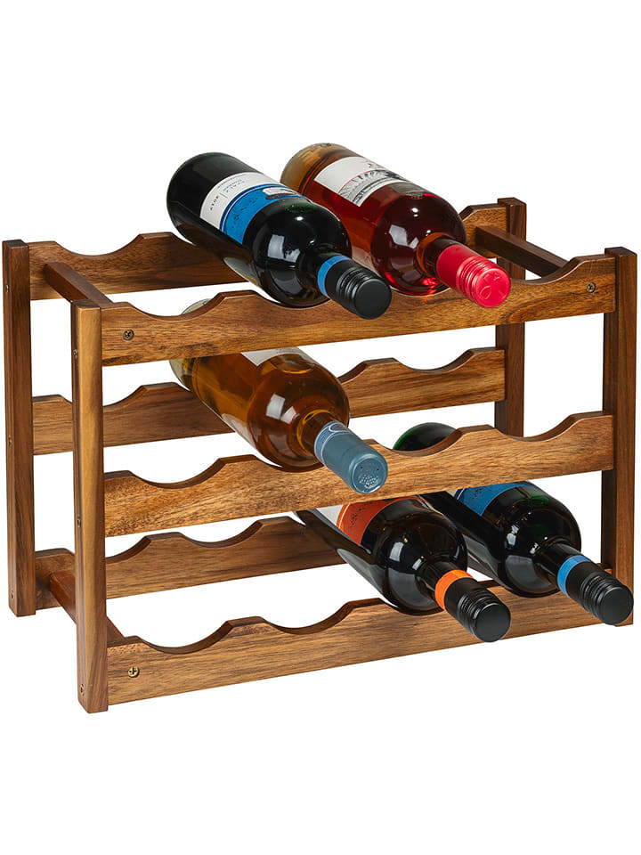 Wenko Regał w kolorze brązowym na wino - 42 x 28 x 21 cm rozmiar: onesize