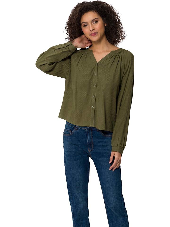 Heine Bluzka w kolorze khaki rozmiar: 38