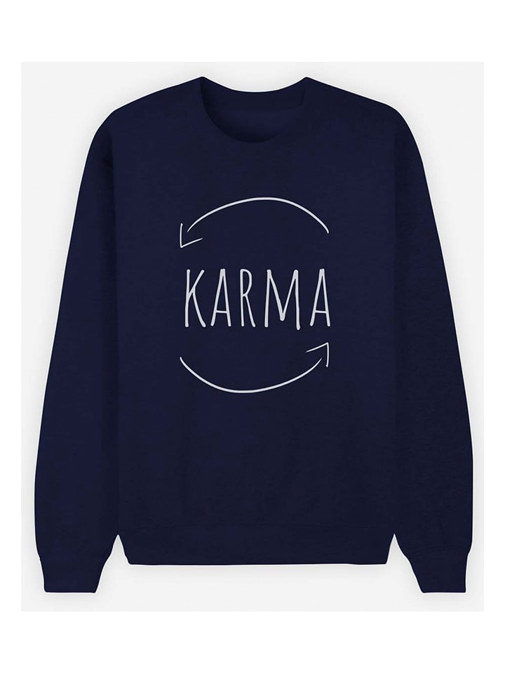 WOOOP Bluza "Karma" w kolorze granatowym rozmiar: XL