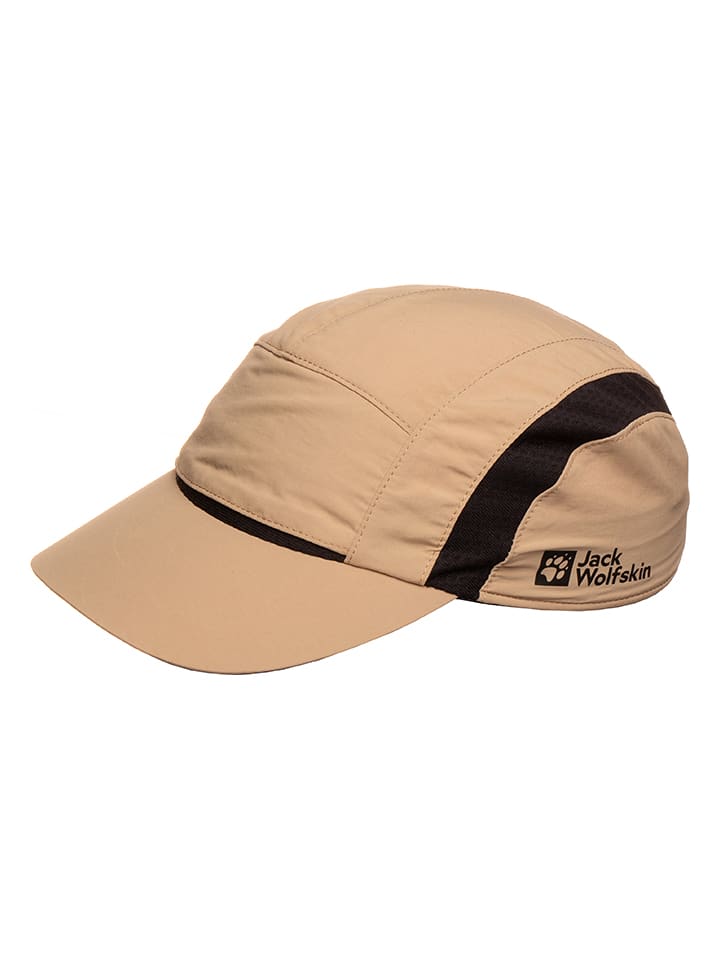 Jack Wolfskin Czapka funkcyjna "Vent" w kolorze beżowym rozmiar: M