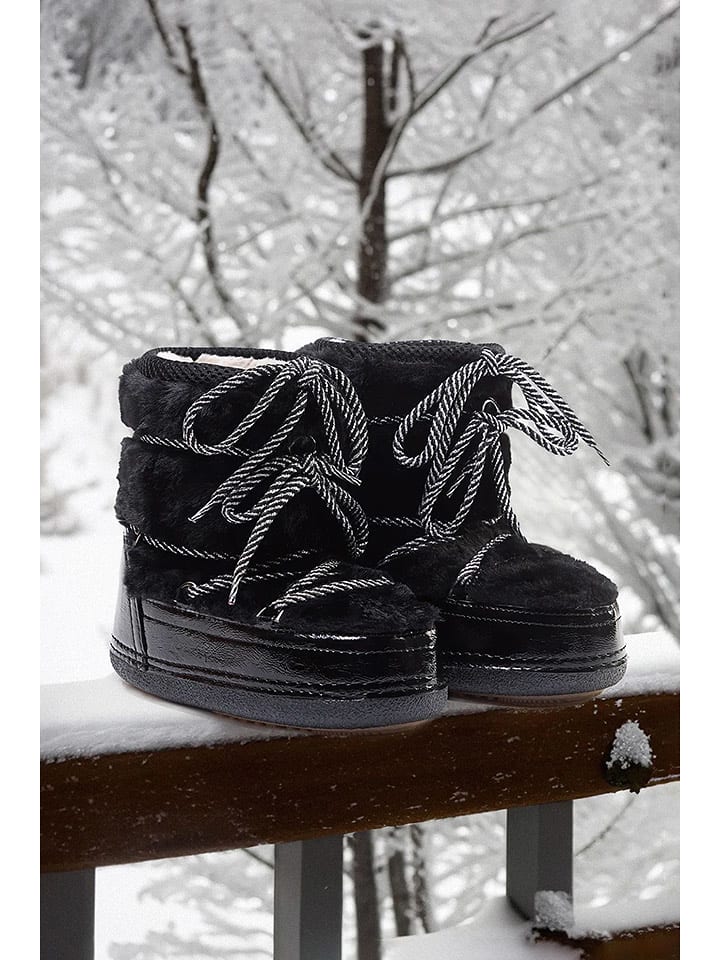 trendyol Botki zimowe w kolorze czarnym rozmiar: 39