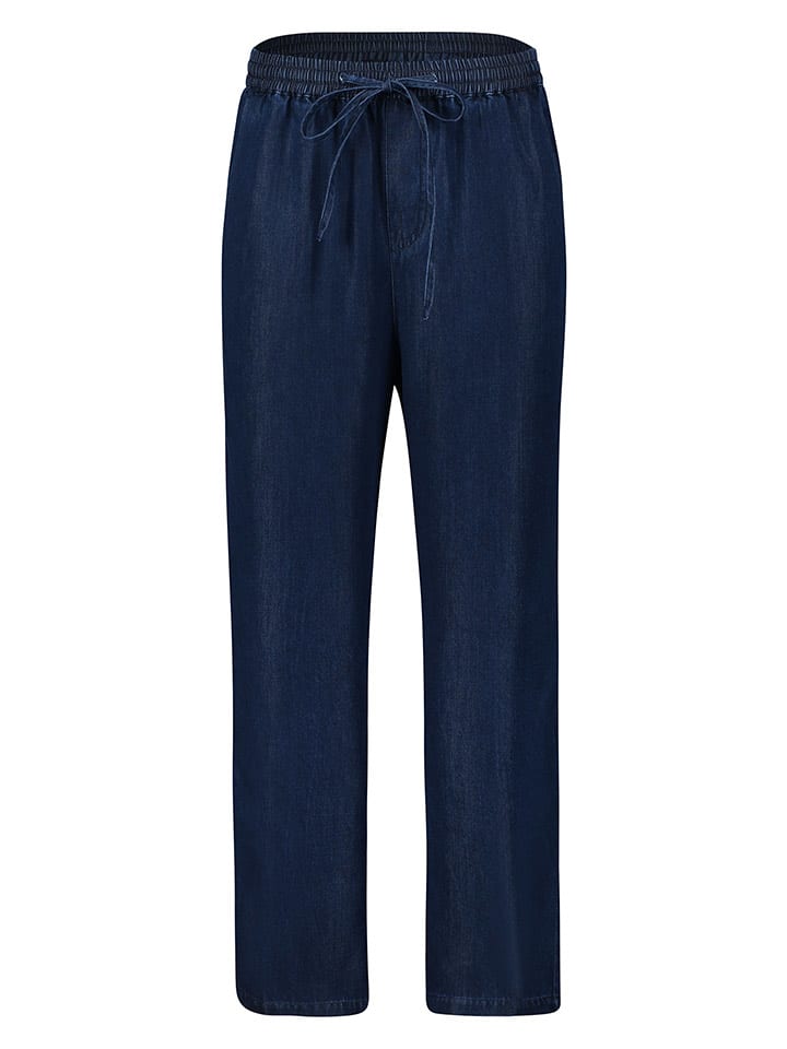 Zero Spodnie w kolorze granatowym rozmiar: 42