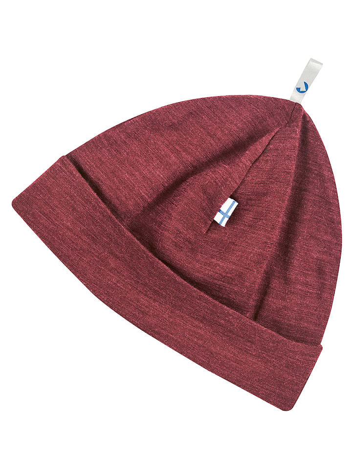 finkid Czapka "HITTI WOOL" w kolorze czerwonym rozmiar: 52 cm