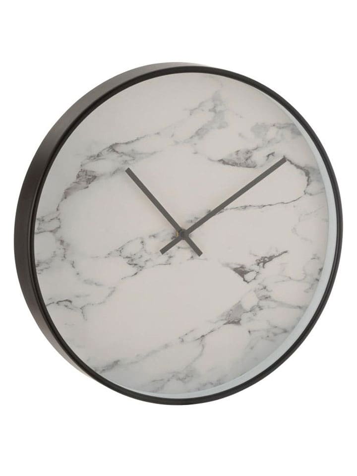 J Line Zegar ścienny w kolorze biało-czarnym - Ø 40 cm rozmiar: onesize