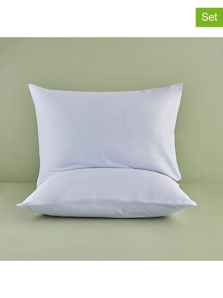 BELLA MAISON Poszewki (2 szt.) "Basic" w kolorze błękitnym na poduszki rozmiar: 50x70 cm