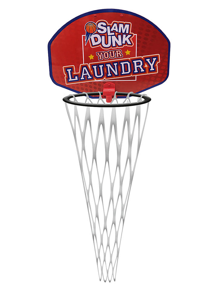 MAD MONKEY Kosz "Dunk Your Laundry" w kolorze czerwonym na pranie rozmiar: onesize