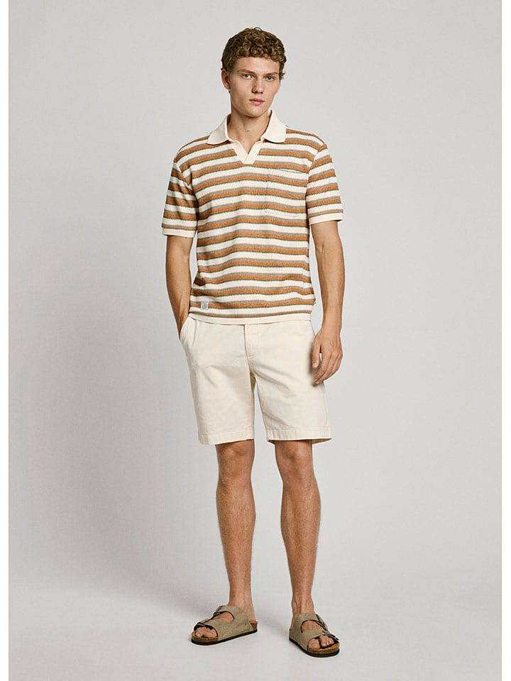 Pepe Jeans Szorty w kolorze kremowym rozmiar: W29