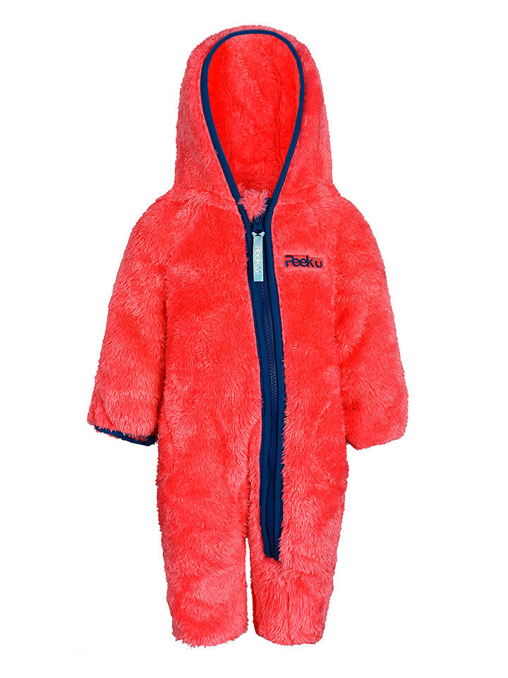 Peek U Kombinezon polarowy "Birdie" w kolorze jasnoróżowym rozmiar: 86