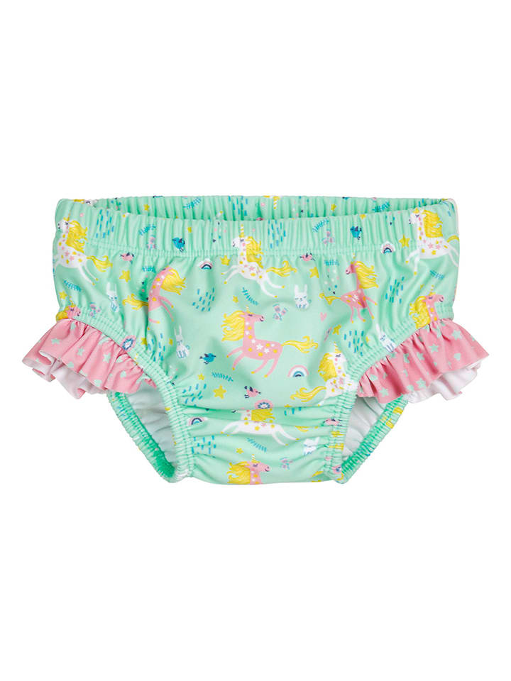 Playshoes Pieluszka kąpielowa w kolorze miętowym ze wzorem rozmiar: 74/80